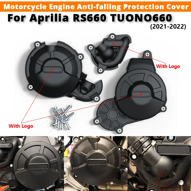 Penutup pelindung Anti jatuh mesin sepeda motor, untuk Aprilia RS660 TUON660 2021-2022 slip on Aprilia RS660 TUON660