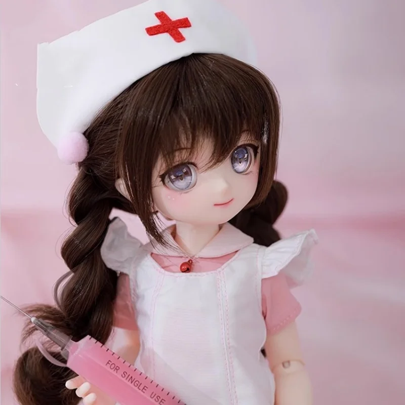 Fantasy Angel Tamako 1/4 BJD DollFullset nurse uniform Doll Japan Anime Figure Toys Pure Handicraft Resin Art Ball Jointed Doll