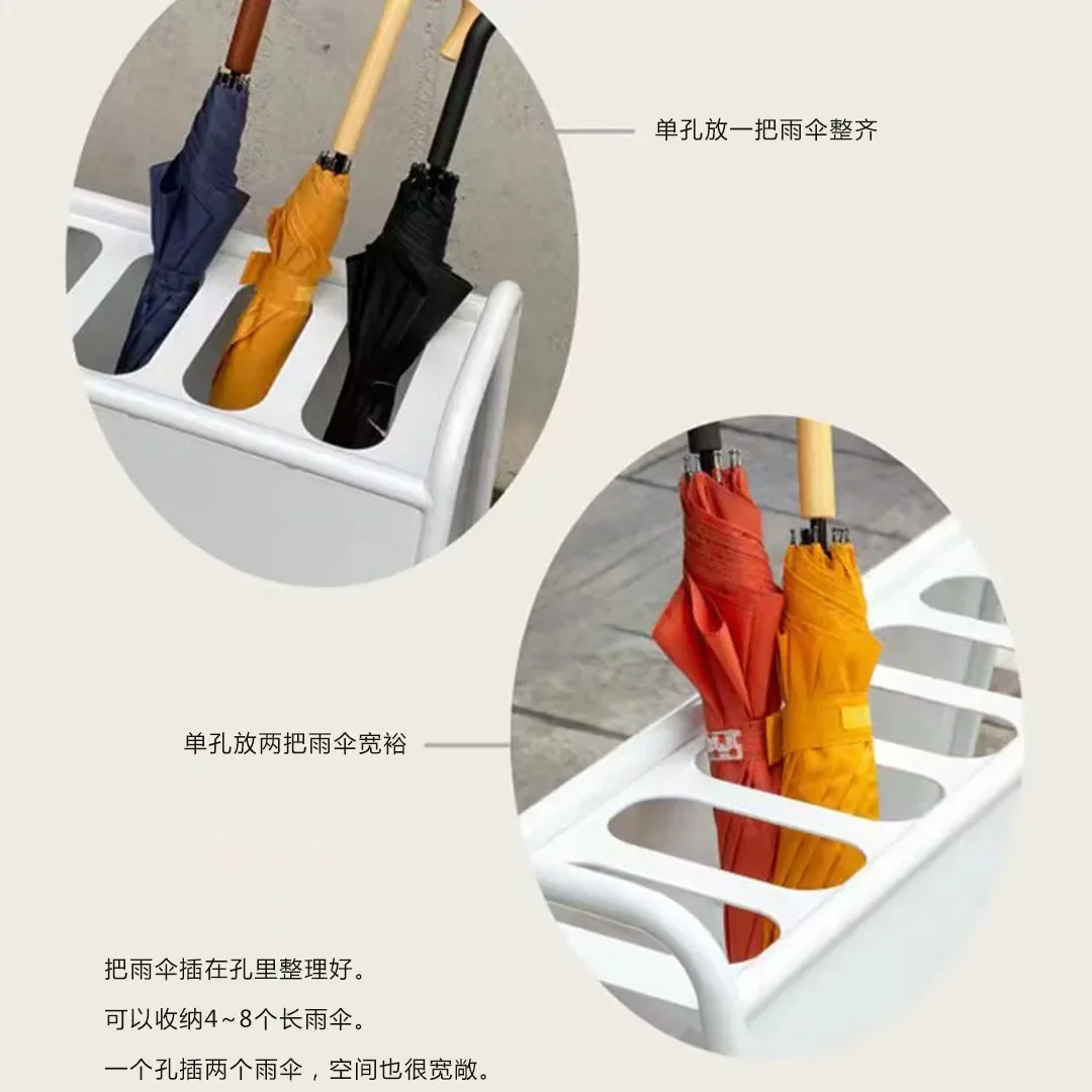 Schirmständer für Cafés, vom Boden bis zur Decke reichender vertikaler Türständer, kleines Schild für den Außenbereich, Metallfarbe