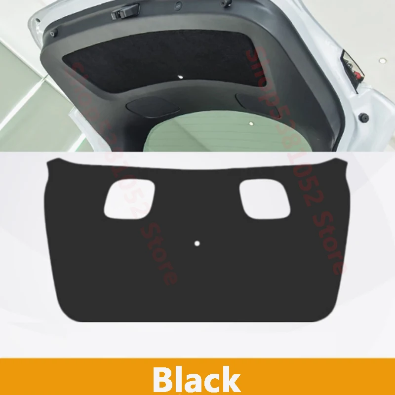 

For Tesla Model Y 2021-2023 Car Trunk PU Leather Protective Anti-dirty Pad Car Trunk Tailgate Protection Pad Accessories