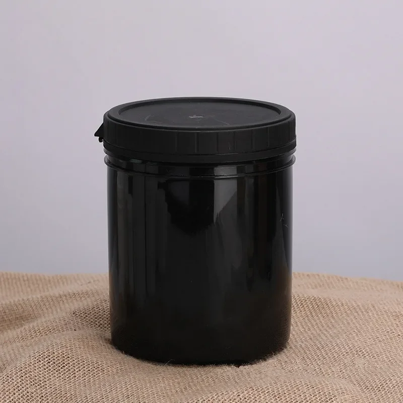 Empty 1000ml Plastic Jar With Cover Food Grade Storage Container Airtight Sealing Packaging Bottle High Quality 1PCS