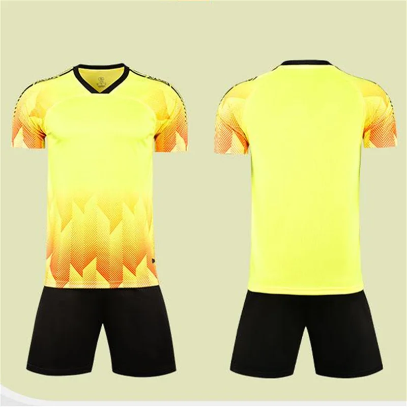 زي تدريب كرة القدم من البوليستر بنسبة 100% عالي الجودة للجنسين OEM مع مجموعة طباعة الاسم للبالغين #5