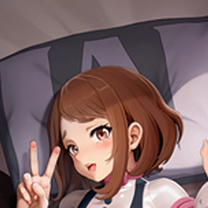 

Dakimakura Anime Pillow Cover Ochaco Uraraka Double Sided Print 2Way Cushion Cover Xmas Gifts