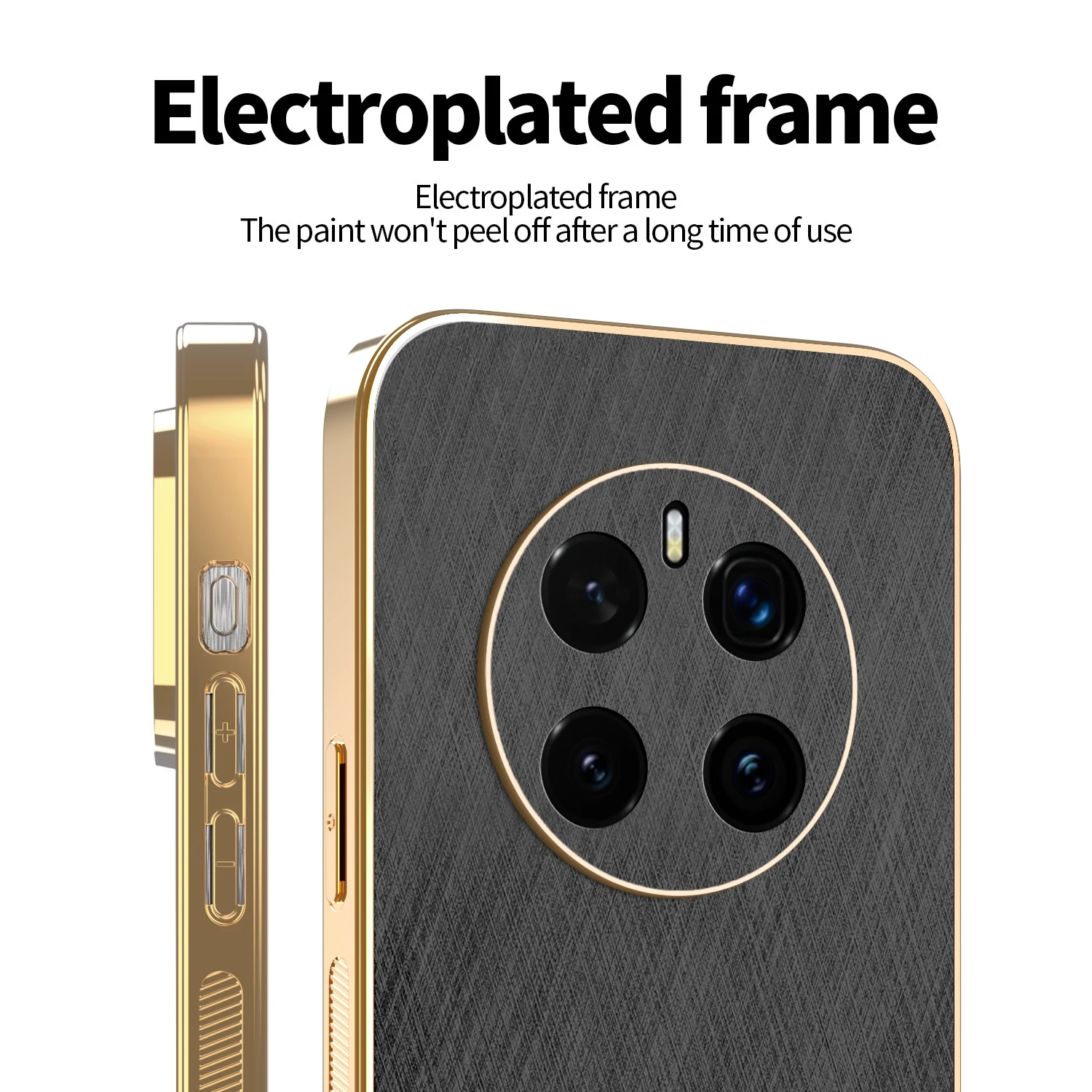 For Honor Magic7 Lite Pro RSR Porsche Design Phone Case Luxury Brushed Leather Electroplated Bumper Soft TPU Cover