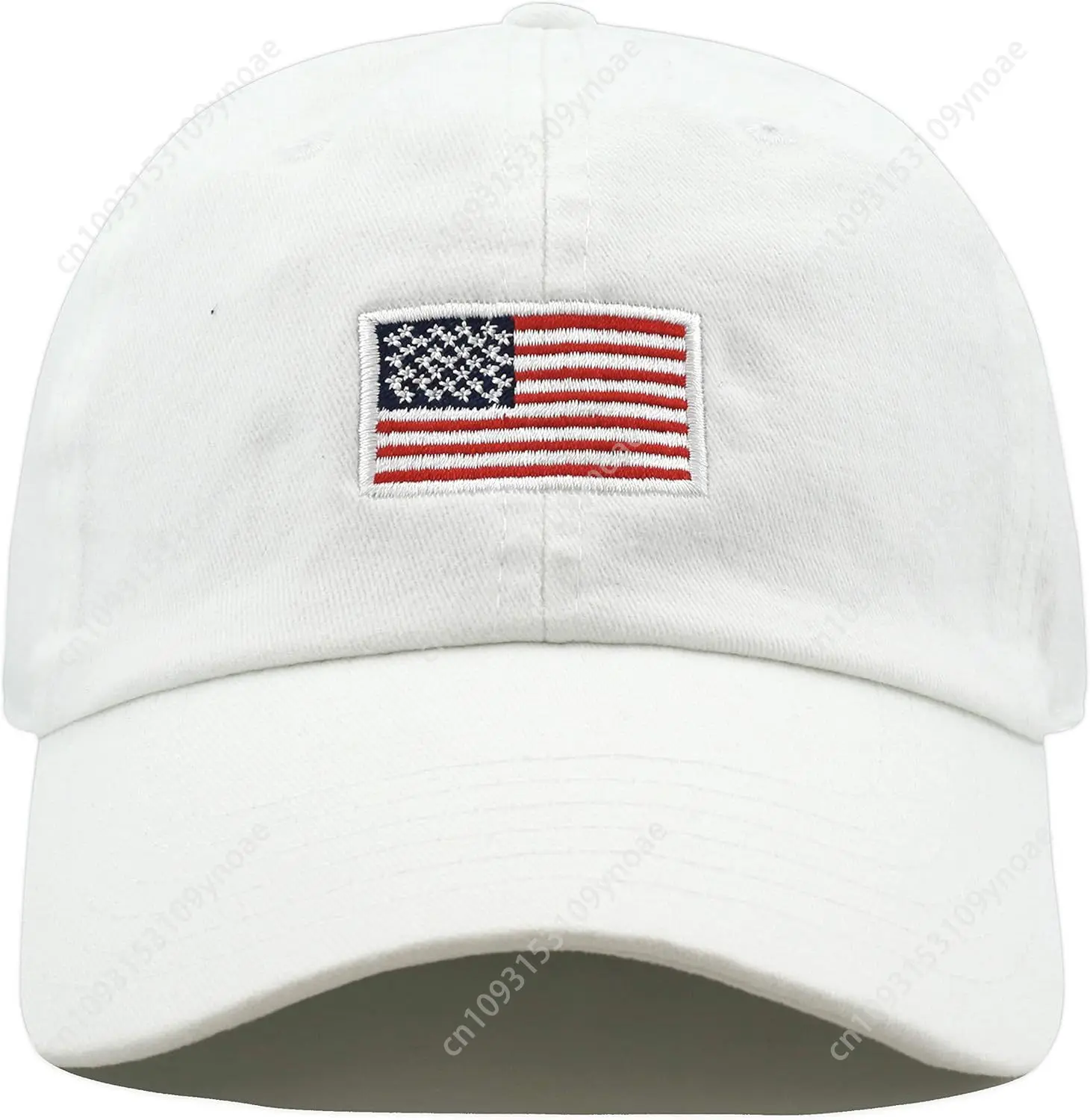 

USA Flag & Embroidery Premium 100% Cotton Low Profile Adjustable Baseball Dad Cap Men Woman Outdoor Casual Party Headwear Unisex