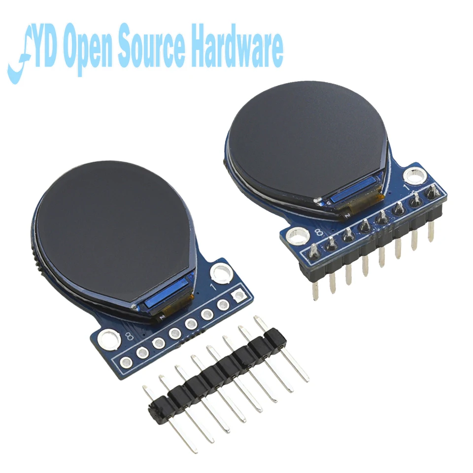 

8PIN 0.71-inch TFT Display GC9D01 Small Screen 160x160 Module LCD Full Viewing Angle SPI Color Screen