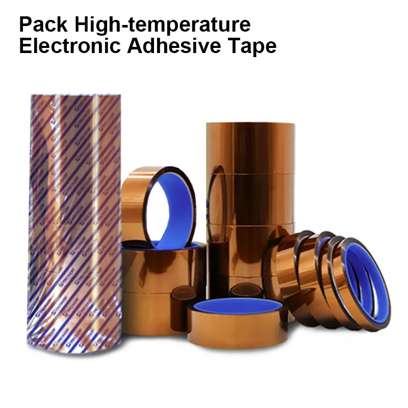 Paquete mecánico de cinta adhesiva electrónica resistente a altas temperaturas, múltiples especificaciones, buena cinta de poliimida de aislamiento