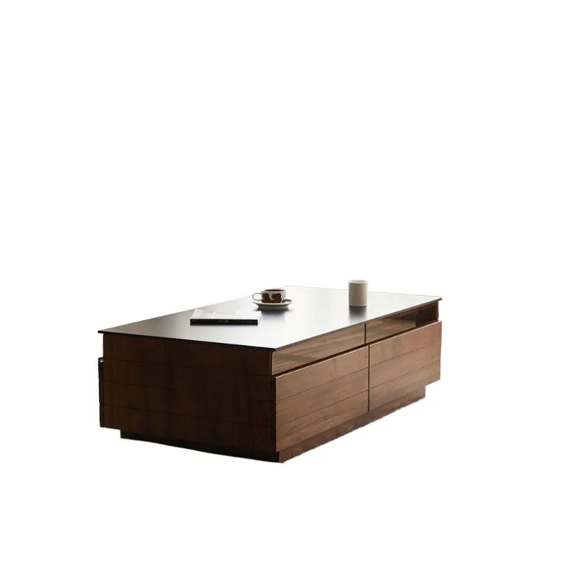 

Nordic solid wood coffee table living room