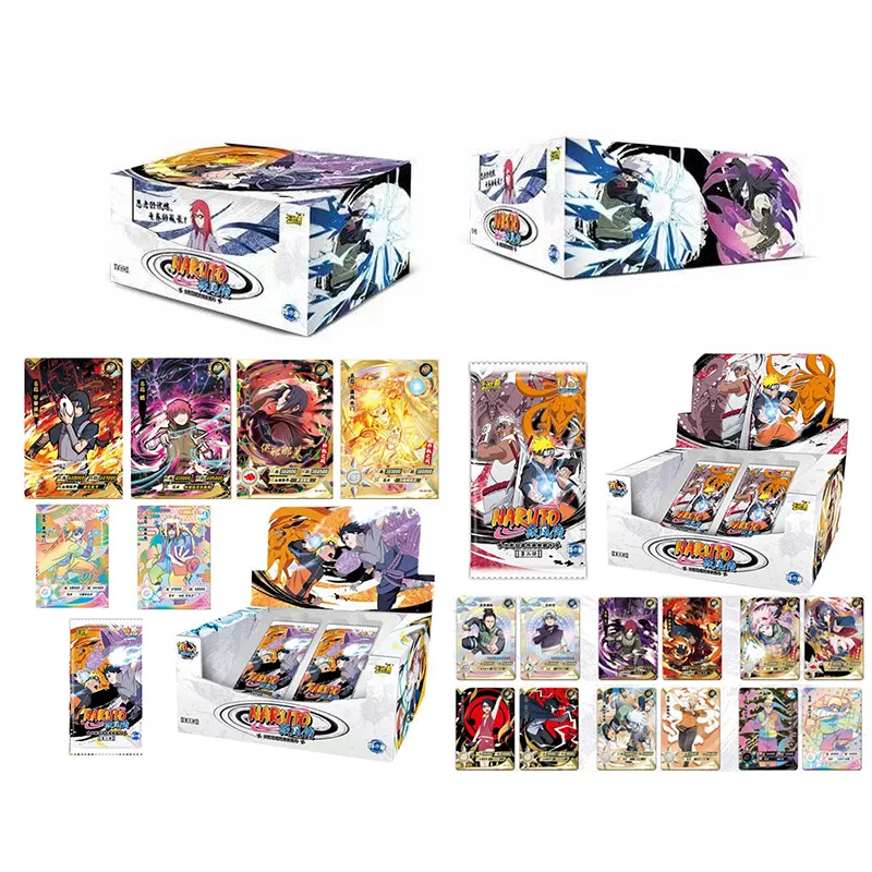 wholesale Genuine Naruto kayou tire4 wave 2/3/4 Booster Packs Rare Anime Trading Cards Official Collectible Game Cards Kid gift