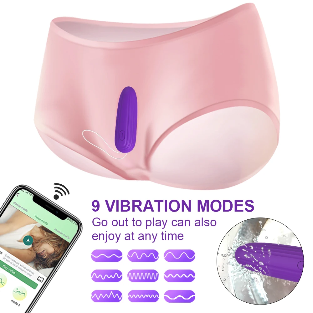 Mini Bluetooth App Bullet Vibrator for Women Clit Stimulator Wireless Remote Pantie Vibrating Love Egg Female Sex Toy for Adults