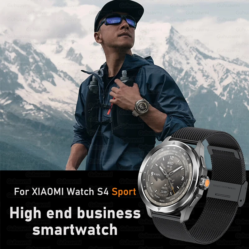 For Xiaomi Watch S4 Ultra 1.53 AMOLED Smart Watch Outdoor Sports GPS Compass Heart Rate IP68 Waterproof NFC BT Call Smartwatches