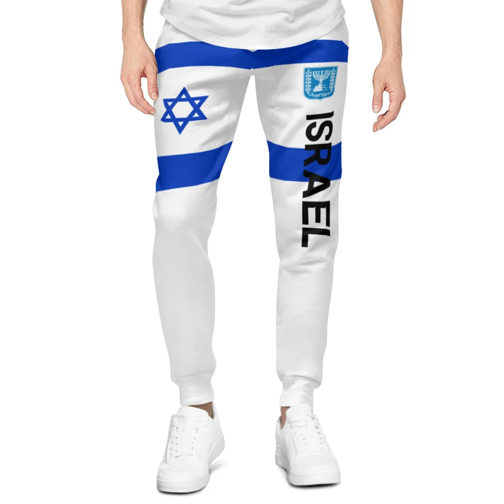 2025 Israel Flag Mens Sweatpants with Pockets Joggers for Men Sports Casual Sweat Pants With Drawstring