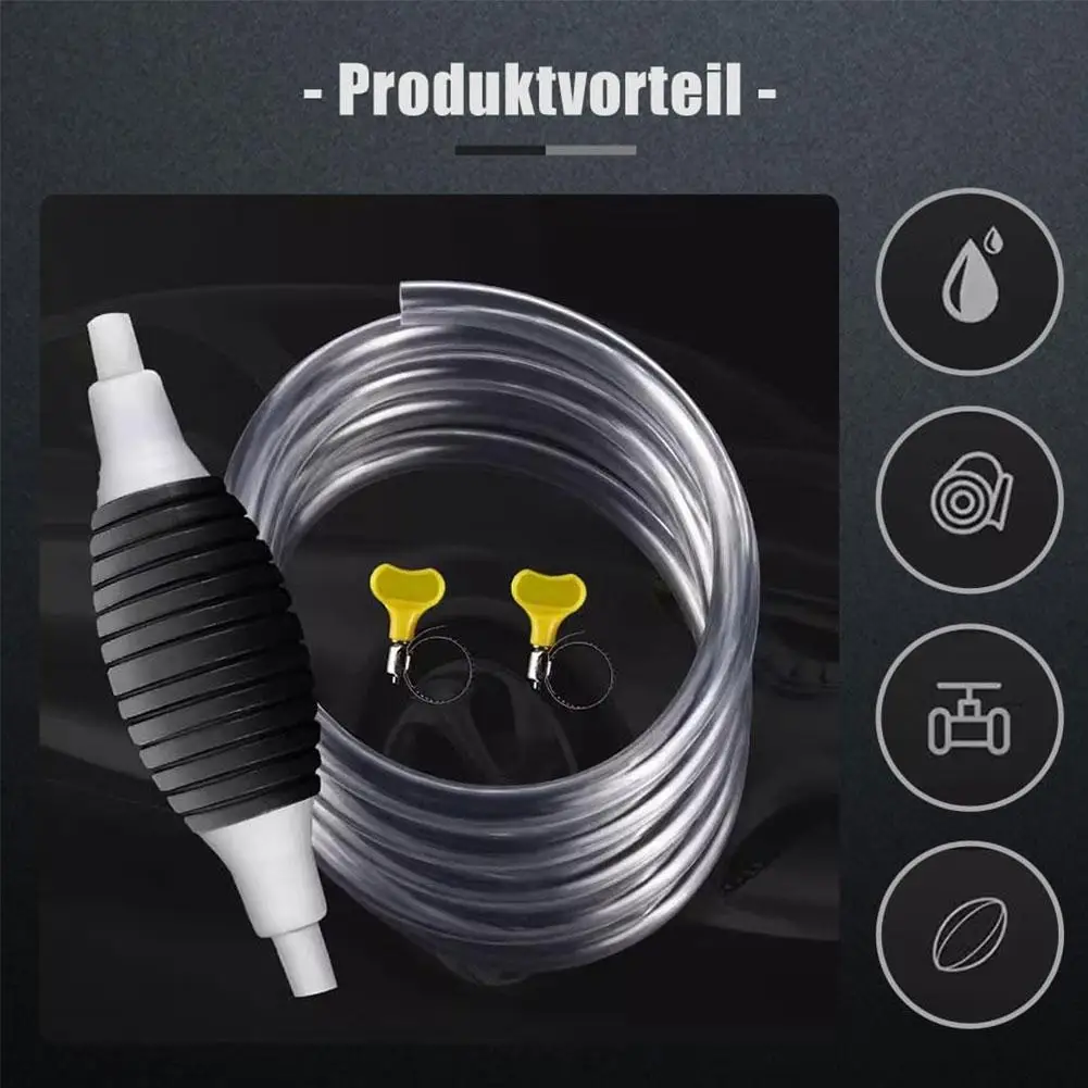 3/2/1 m Car Fuel Pump Kit Oil Extractor Manual Suction Pipe Gasoline Pump For Liquid Petrol Diesel Fuel Transfer Pumps view 5