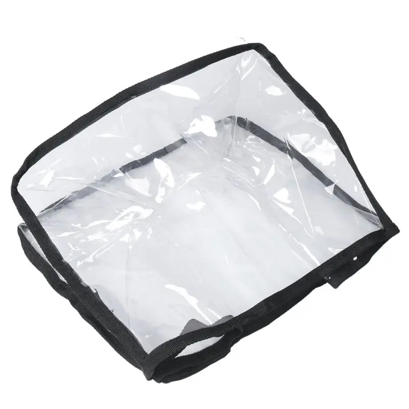 Customer Favorite Toaster Oven Dust Cover Kitchen Appliance Cover Transparent Breakfast Machine Toaster Cover Foldable Dust Cove
