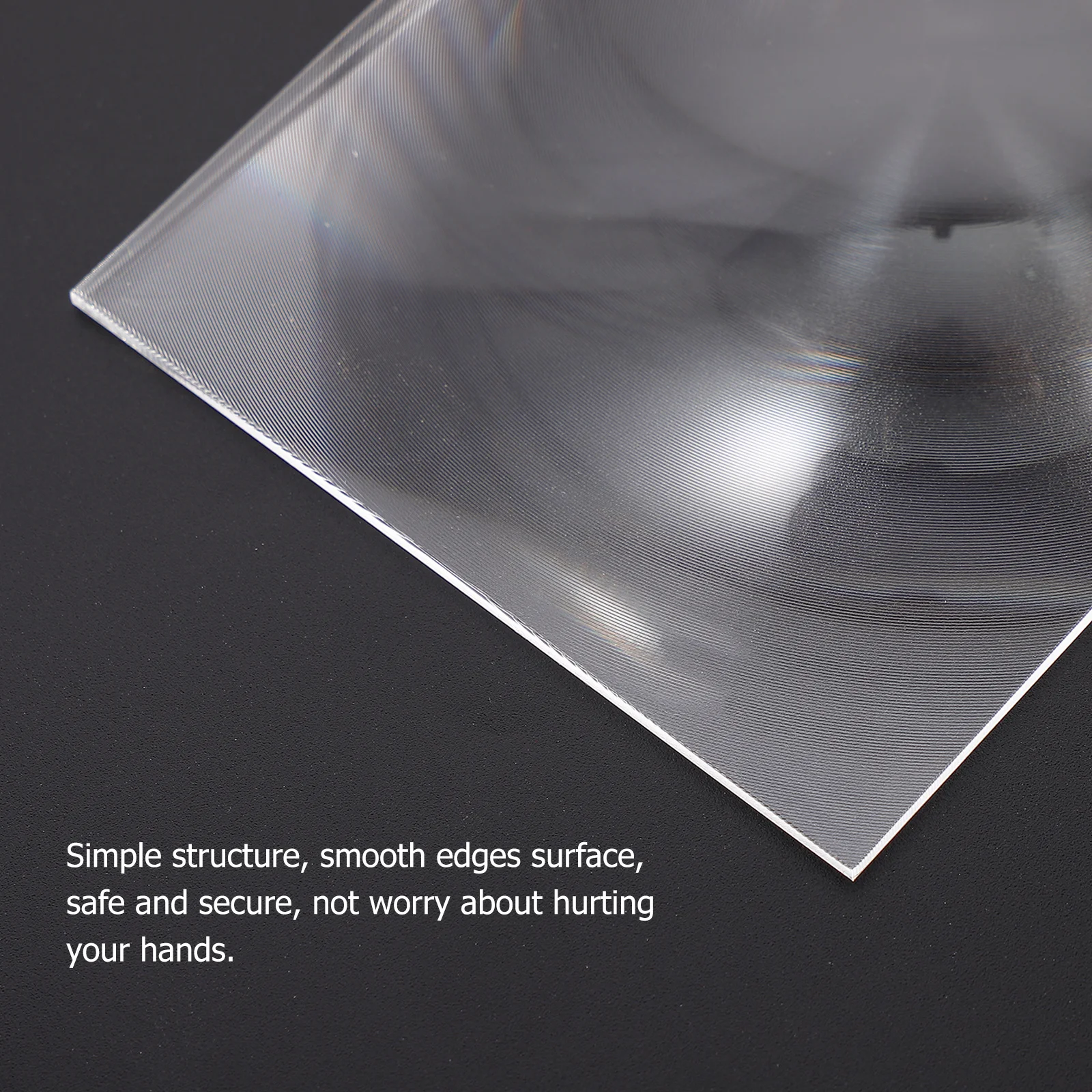 

2Pcs Lens High Transmission High Definition Optical Transparent Lens for Projector Practical Useful Pmma Acrylic