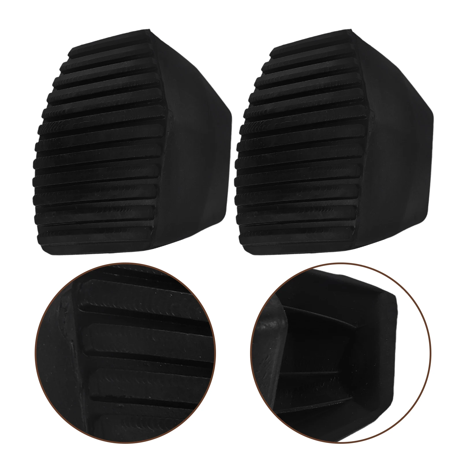 

1 Pair Rubber Brake Cover Clutch Covers Replacement Pads For Cars Durable Wear Resistant Easy Installation Enhanced