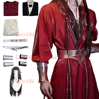 In Stock Hua Cheng Cosplay Costume Heaven's Official Blessing Tian Guan Ci Fu Hanfu San Lang Huacheng Outfits With Eyemask Props