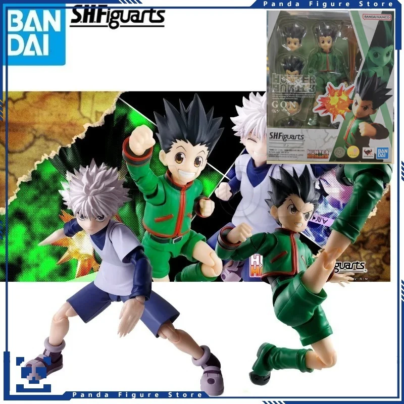 

Original Bandai S.H.Figuarts SHF HUNTER×HUNTER GON·FREECSS Killua Zoldyck Action Figure Toys Collection Model Gift