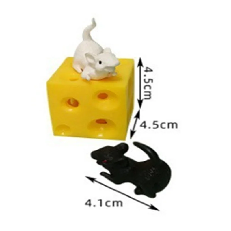 Cute Hollow Cheese Mouse Squeeze Toys Relieve Stress Toys Creative Juggling Toy Autism Therapy Kids Tools Birthday Gifts