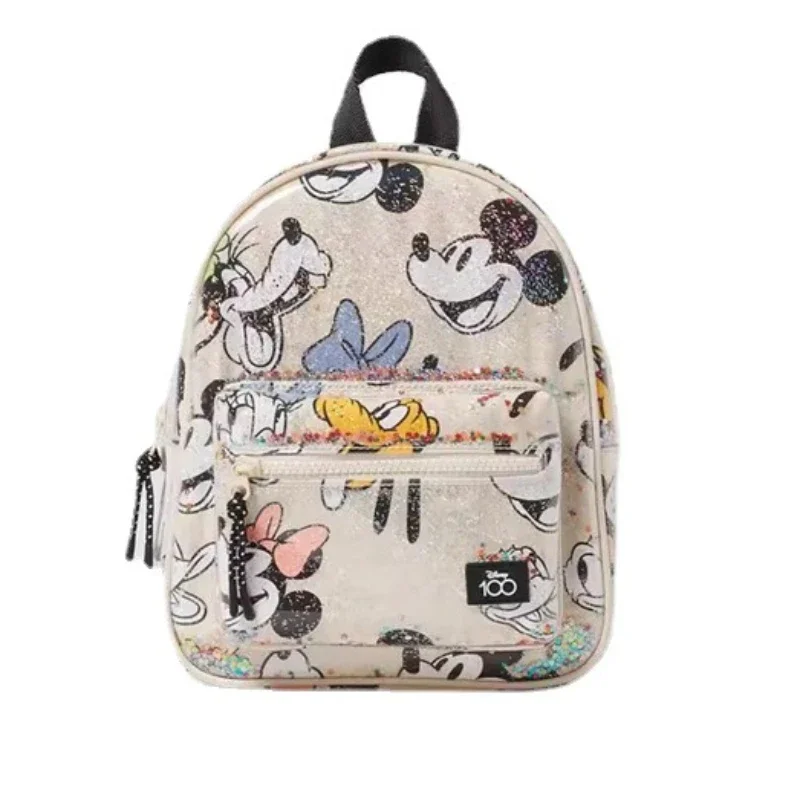 

Disney Cartoon Mickey Mouse New Kids Backpack Mini Schoolbag Girls and Boys Cute Shoulder Bag 27X21X10 Cm