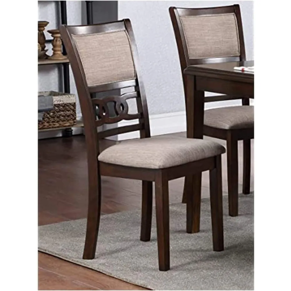 Dining Chairs, Set of 2, Cherry Brown