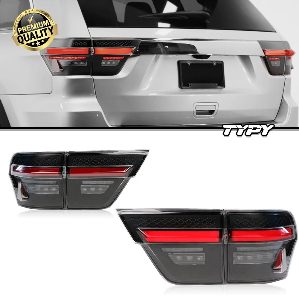 

Car Styling For Jeep Grand Cherokee Taillight 2011-2014 Upgrade Modified to New DRL Dynamic Turn Signal LED Taillight
