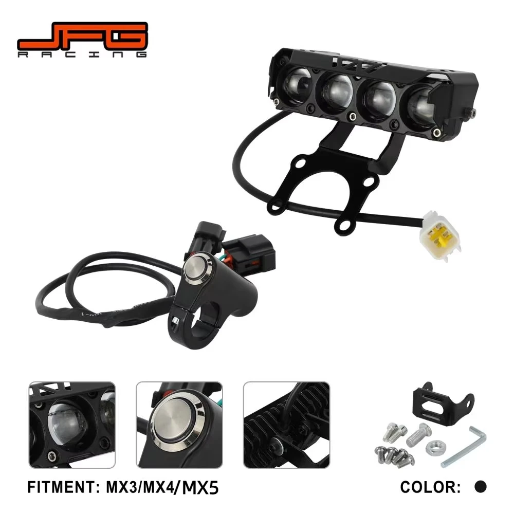 For Talaria Sting MX3 MX4 MX5 Headlight Head Light Waterproof Driving Lamp Electric Dirt Bike E-bikes Motorcycles Accessories