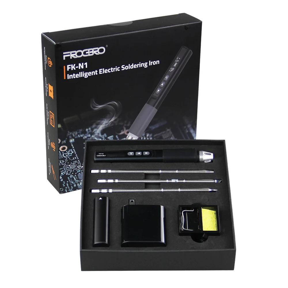 스마트 납땜 인두 휴대용 일정 온도 96W 납땜 도구(가정 수리용 스프레이 기능 포함)