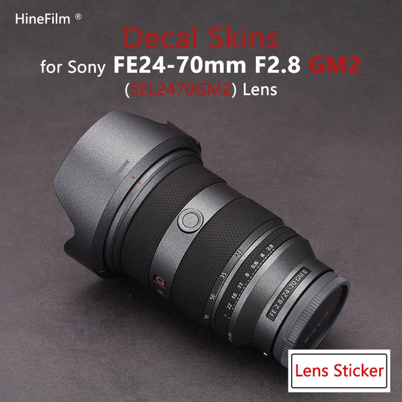 

2470GM II Lens Stickers SEL2470GM2 Premium Decal Skin For Sony FE 24-70mm F2.8 GM II Lens Protector FE24-70 F2.8 GM2 Wrap Cover