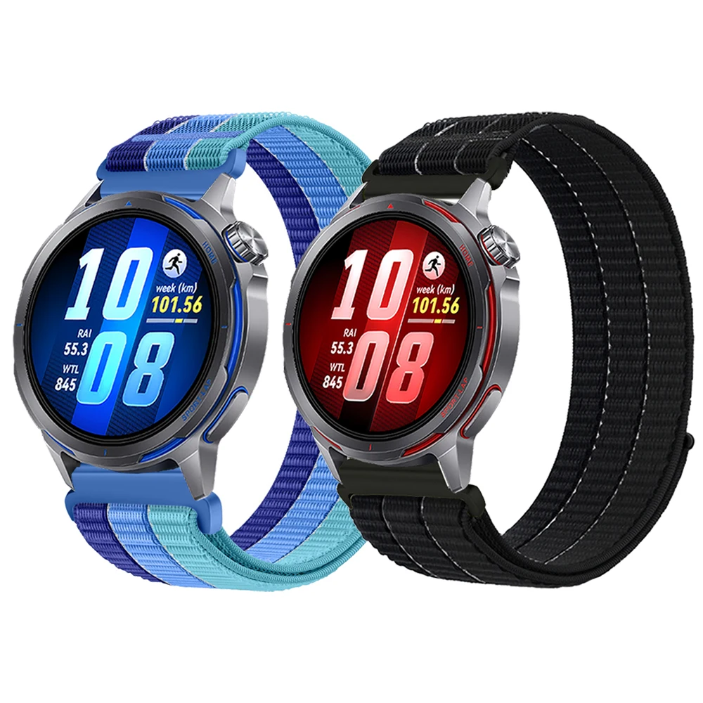 22 mm gewebtes Nylonarmband für HUAWEI WATCH GT Runner 2 Stoffband für HUAWEI GT 6 Pro 5 4 3 46 mm Ersatzzubehör