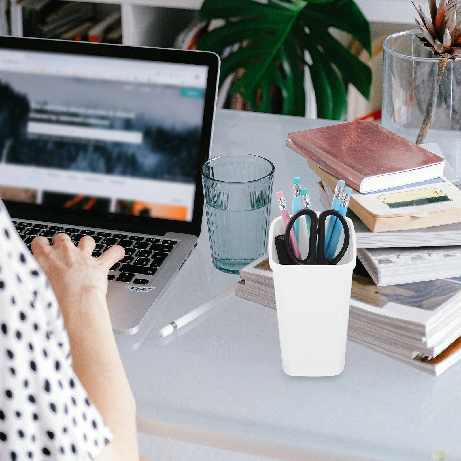 

Mini Desktop Trash Can Pp Garbage Bin Compact Waste Container For Office Home Table Coffee Desk Organizer Storage