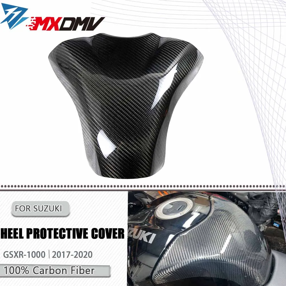 

100% 3K Full Real Carbon Fiber Motorcycle Accessories Fairings Tank Cover Protector fairing For Suzuki GSX-R1000 GSXR1000 2017+