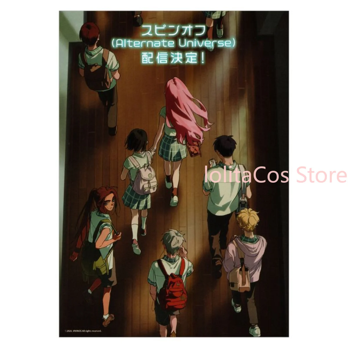 Collection d'affiches d'anime officielles authentiques Alien Stage Mizi Sua Luka Hyuna Ivan Till, décoration murale de dessin animé, décoration de chambre, cadeau d'anniversaire