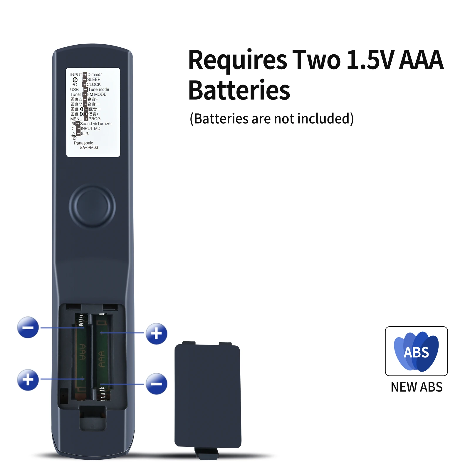EUR648100 Remote Control For Panasonic SA-PM03 SC-PM03 Micro CD Stereo System