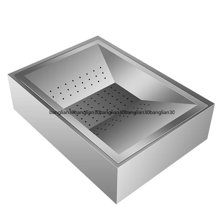 Commercial French Fries  French Fries Workbench  Food Oil Filter Tank Fried Chicken Burger Shop Equipment