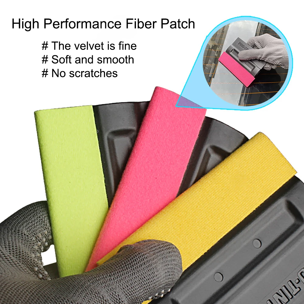 TOFAR Window Tinting Film Tools Magnet Ultra-fine Fiber Felt Squeegee Vinyl Car Wrap Tool Auto Sticker No Scratch Applicator