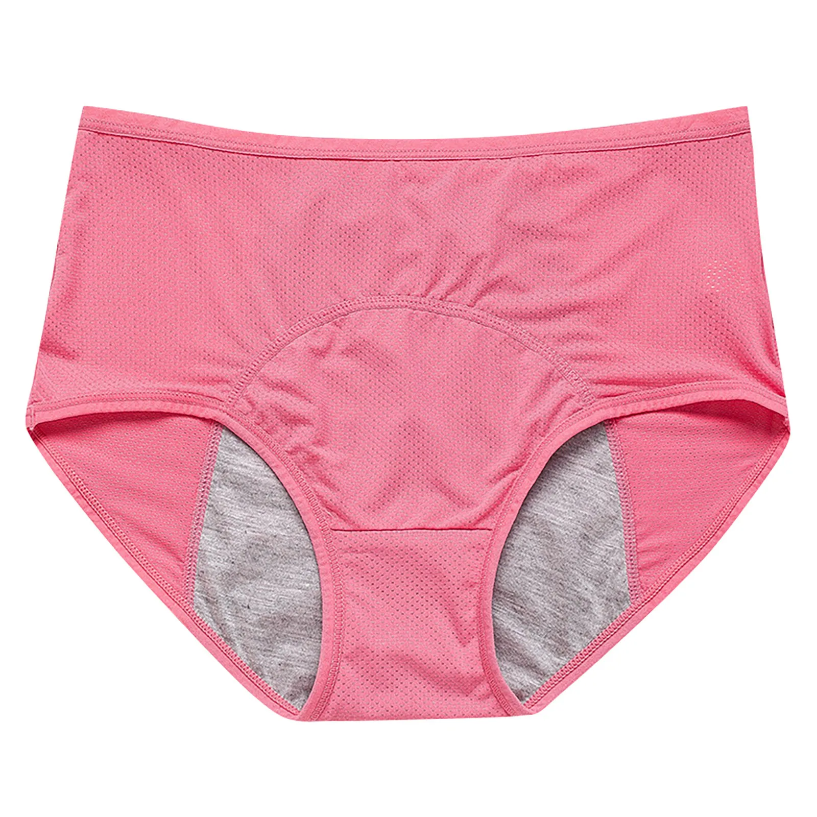 Calzoncillos fisiológicos para mujer, bragas menstruales para niña, bragas a prueba de fugas, ropa interior de seda helada de cintura media, 1 ud.