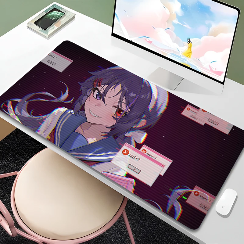 

Mouse Pad Office PC Anime HD Print Keyboard Pad Horror Game Girl M-miSide Extended Desk Mat Laptop Gaming Accessories Mousepad