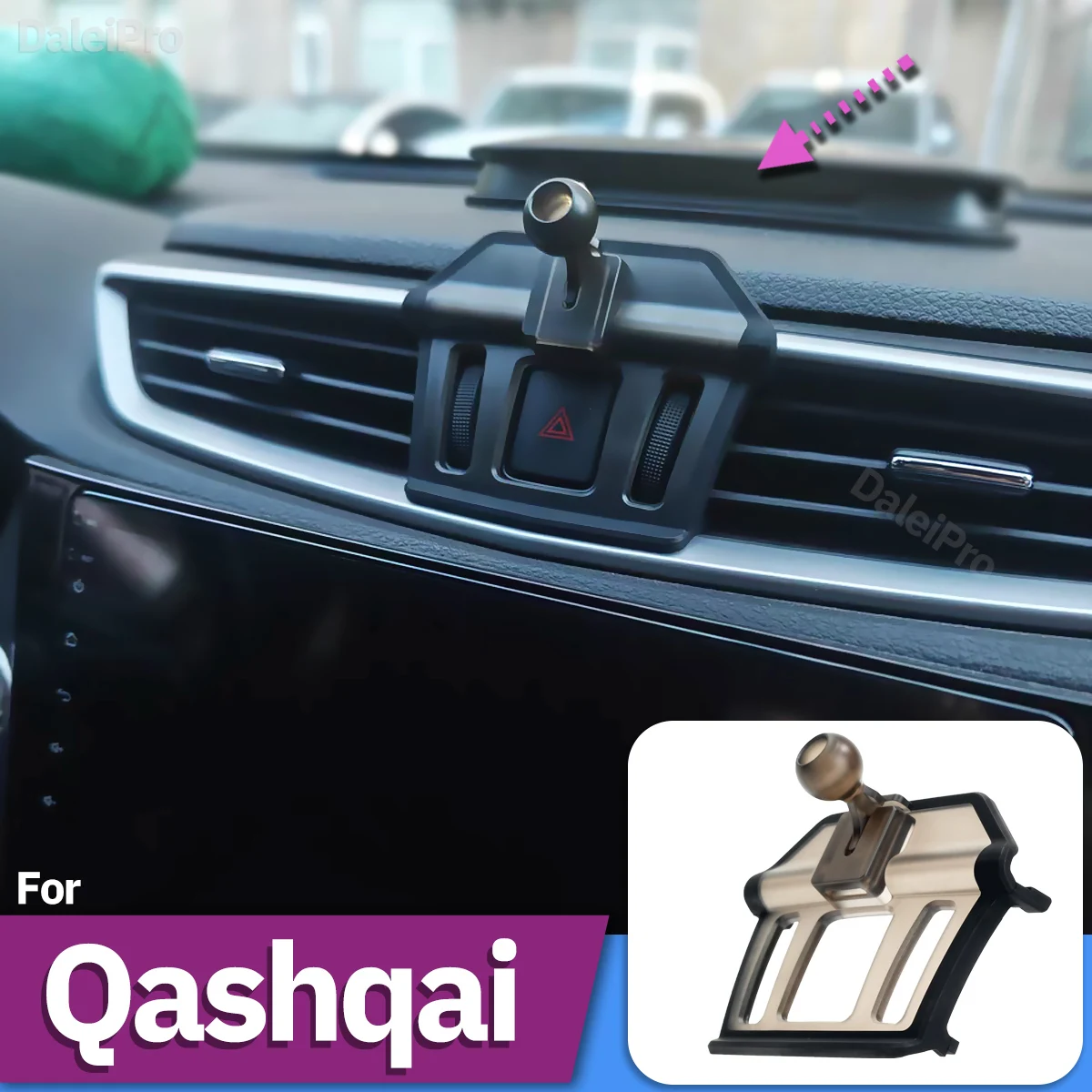 Suporte de telefone para carro, suporte magnético para carregador de celular sem fio, para nissan qashqai j11 2016 2017 2018 2019 2020
