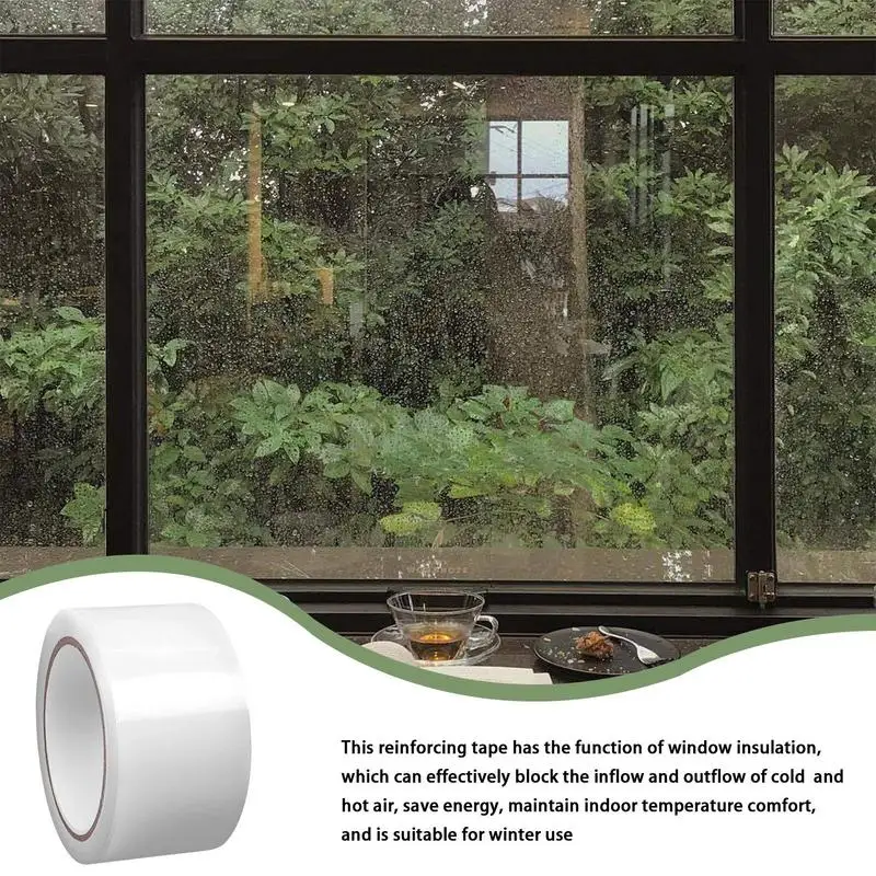 Raam Weer Afdichting Tape Winddicht Doorzichtig Winter Strippen Deur Afdichting Tape Kleefband Voor Hout Glas Metalen Deuren