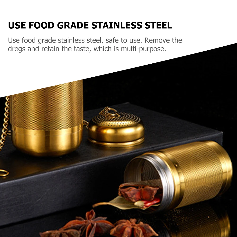 

Stainless Steel Seasoning Ball Strainer Tea Filter Professional Infuser Reusable Kitchen Bar Accessories Small Strainer