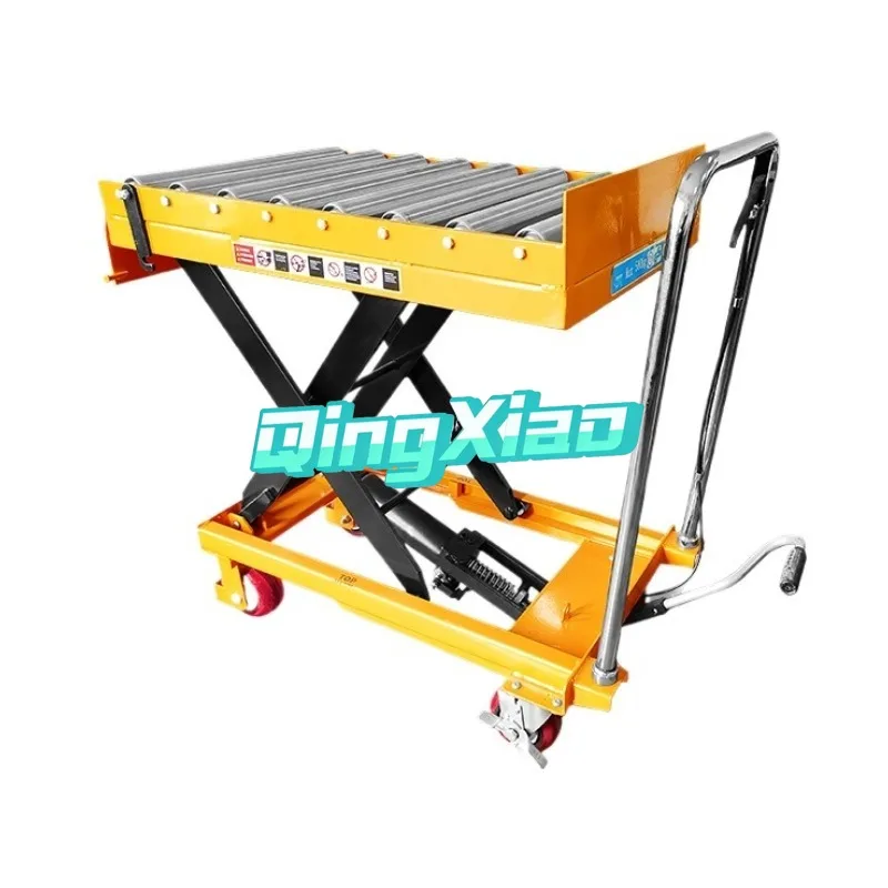 Roller Top Hydraulic Lift Table For Mold Transfer Ball Bearing Conveyor System Heavy Duty Die Handling Equipment Workshop