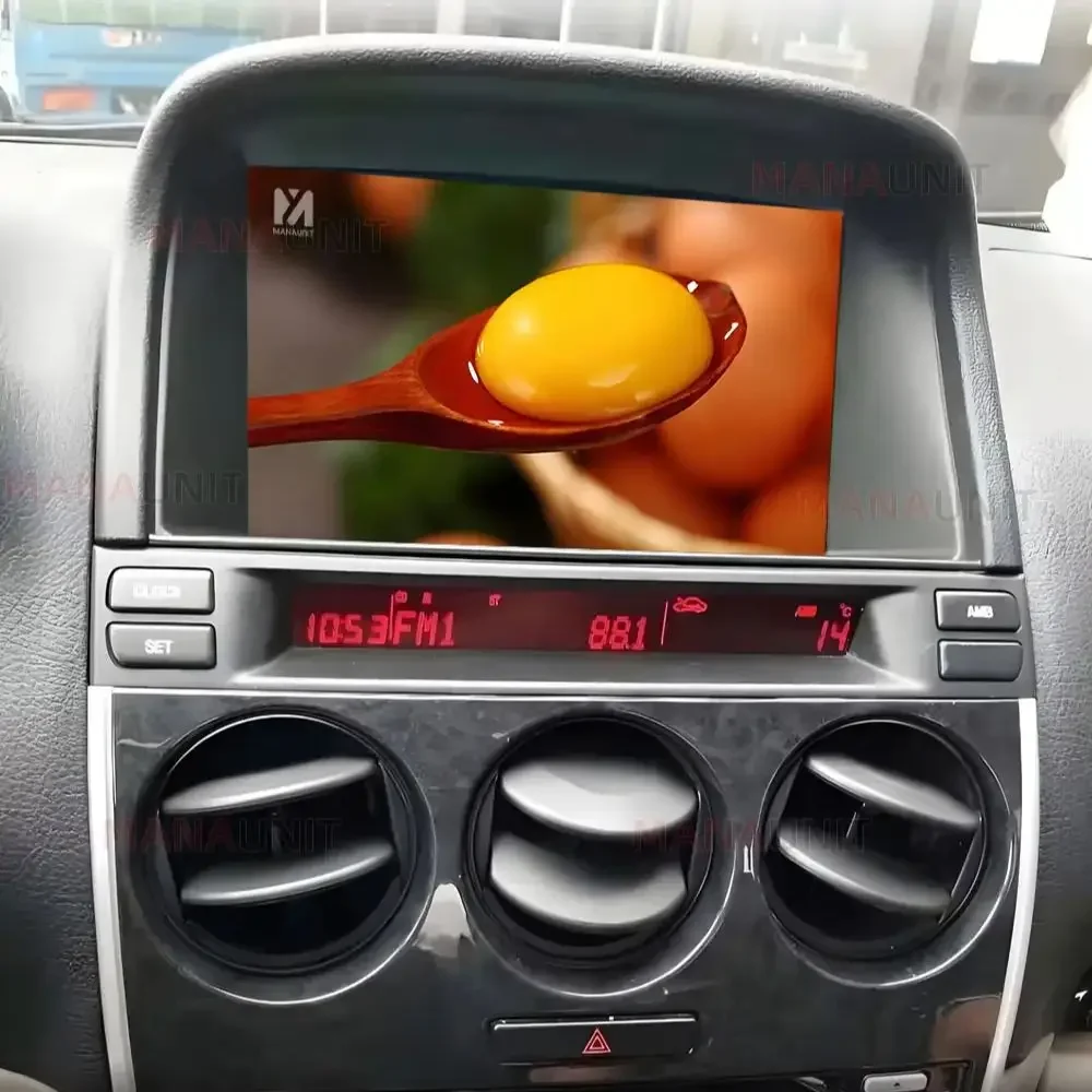 مشغل وسائط متعددة للسيارة لمازدا 6 2004-2015 أعلى التركيب Carplay، Android Auto، راديو، فيديو، الملاحة، DVD، ستيريو، وحدة الرأس #2