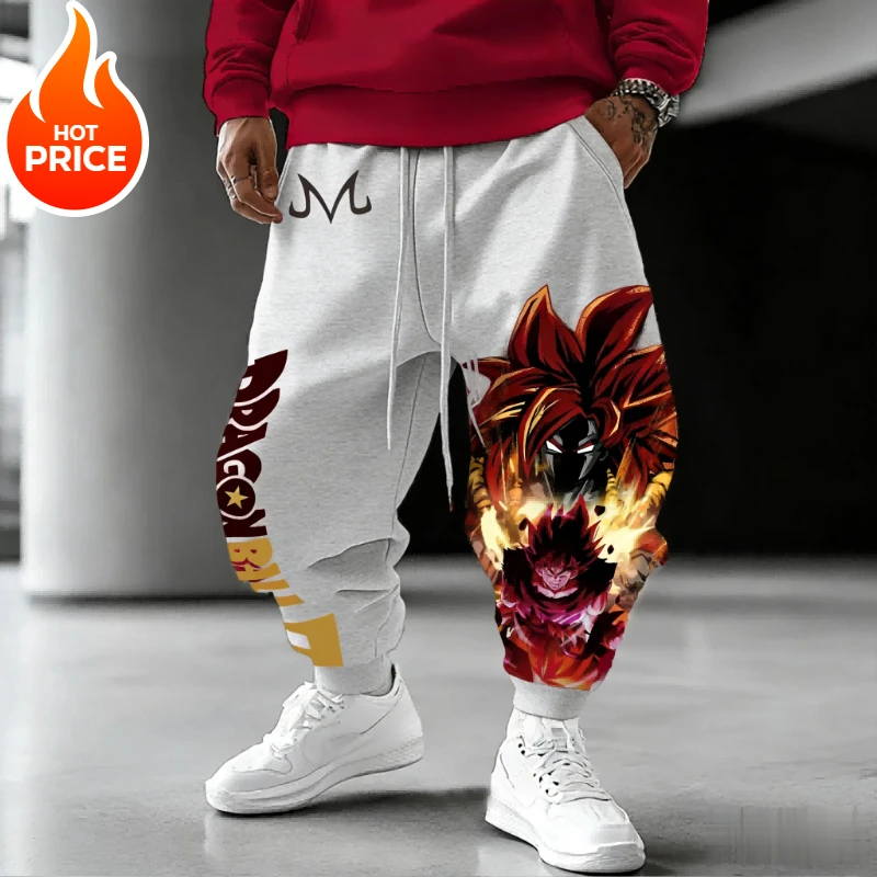 سوبر سايان سون جوكو أنيمي لعبة دراغون بول Harajuku الرجال السراويل الرياضية الشتوية الشارع الشهير النساء طماق غير رسمية Sweatpants للجنسين بوت #2