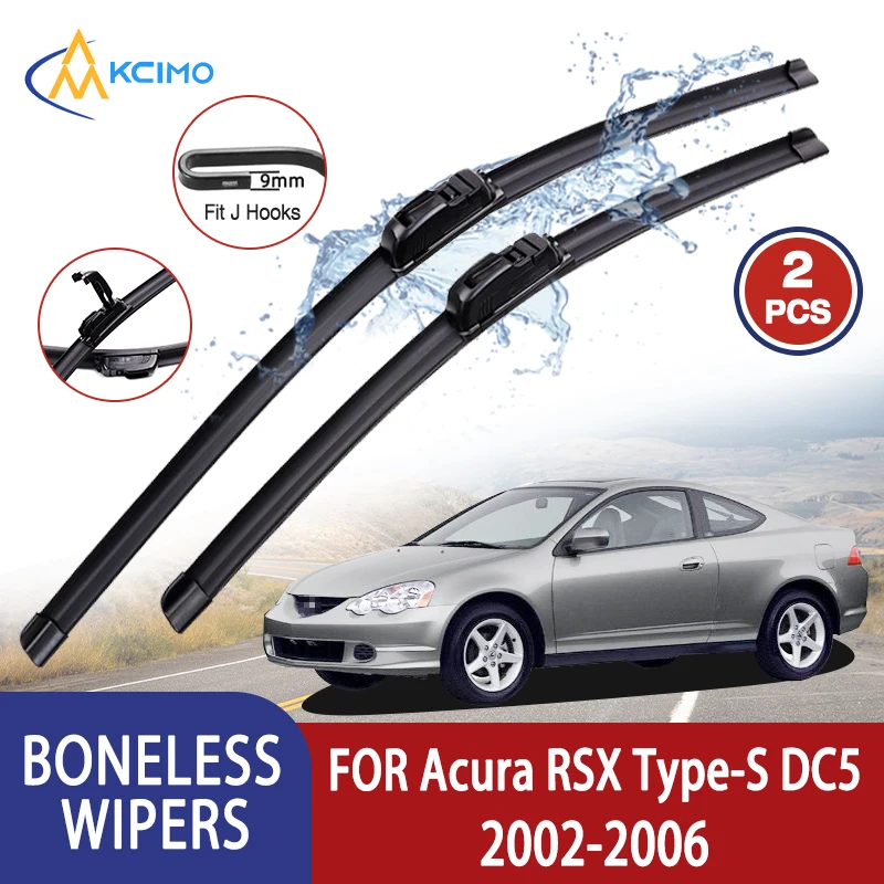 

Для Acura RSX Type-S DC5 2002-2006 автомобильный дворник U-типа мягкий резиновый бескостный дворник HD тихий прочный автомобильный дворник 24 "+ 20"