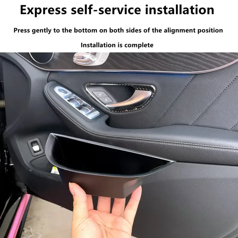 

Car Door Armrest Storage Box For Mercedes Benz C ClassW205 GLC X253 Clean inside the car Dedicated to right-hand rudder