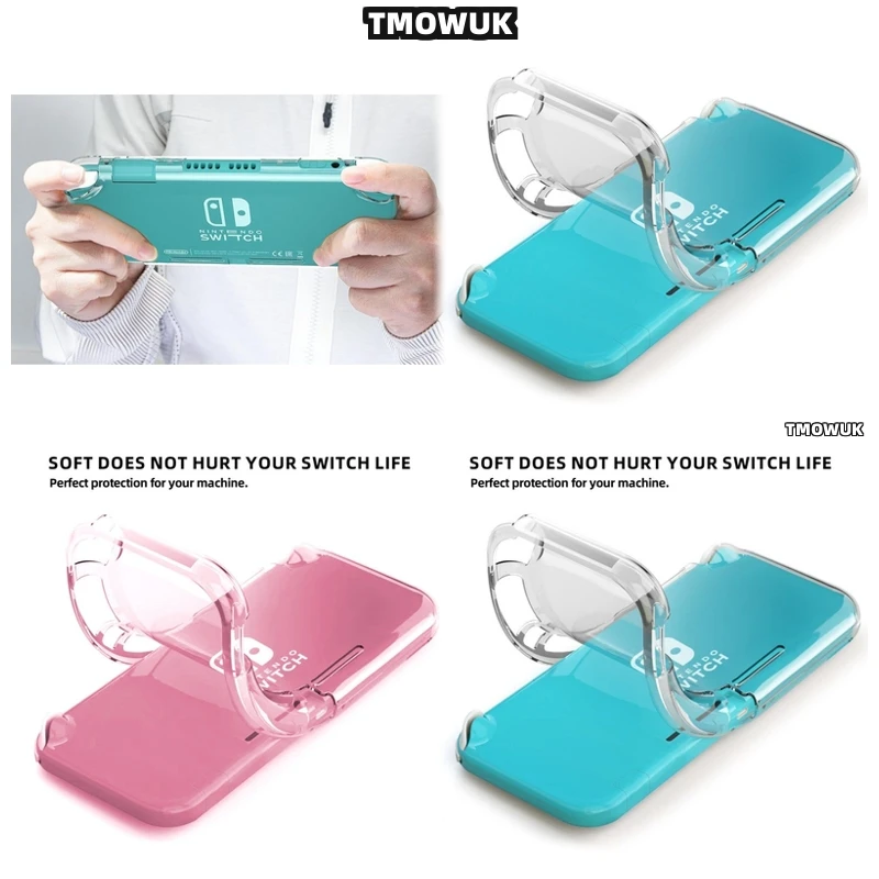 

For Switch Lite Protective Clear TPU Case, Shockproof Cover Enhances Grip & Scratch Defense - Ultra Slim Fit