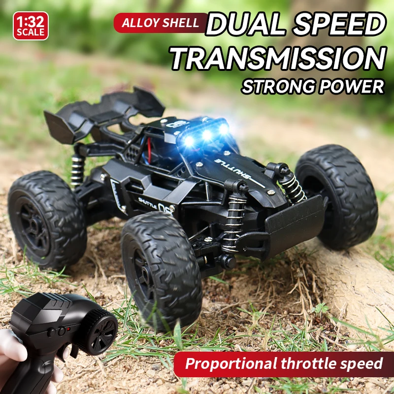 2,4 g volledige proportionele gas afstandsbediening auto, speelgoedjongen auto, rc elektrisch klimmen terreinwagen, legering racewagen