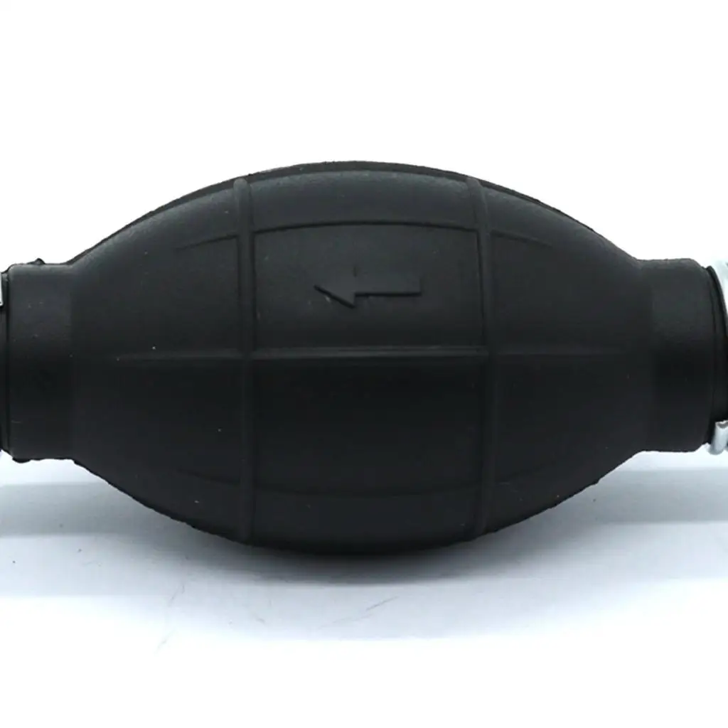 Heavy Duty Manual Fuel Hand Pump Double Sealing Oil Resistant Black Rubber for Car Boat Motorcycle Diesel Engines