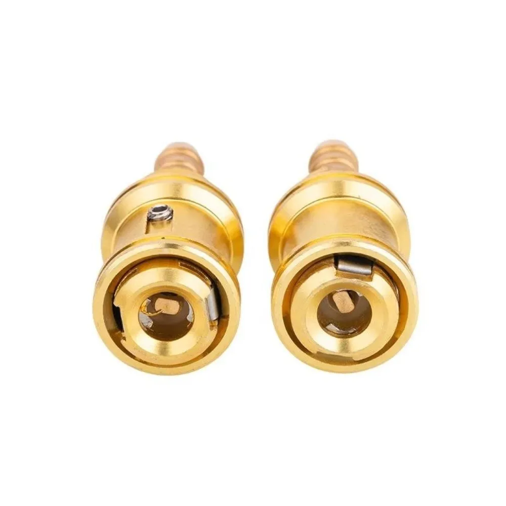 6.5/8mm Air Chuck Adapter Quick Connect Durable Pump Adapter Solid Brass Tire Valve Clip Compressor Pump Accessories